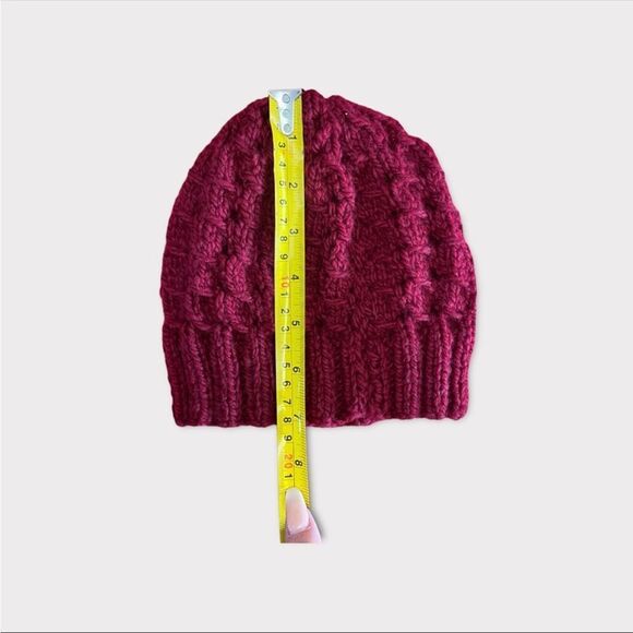 HANDMADE | Kids Red Knit Toque - Picture 3 of 4